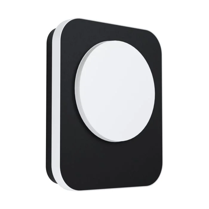 Eglo Luz De Pared Madriz Aluminium Negro 3W 370lm - 830 Luz Cálida | IP44
