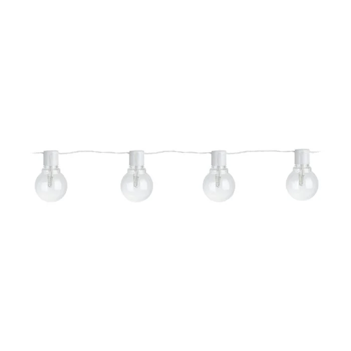 Eglo LED Luces de cadena Partaj Blanco 4.5M 830 Luz Cálida | incl. 16 Fuentes de luz