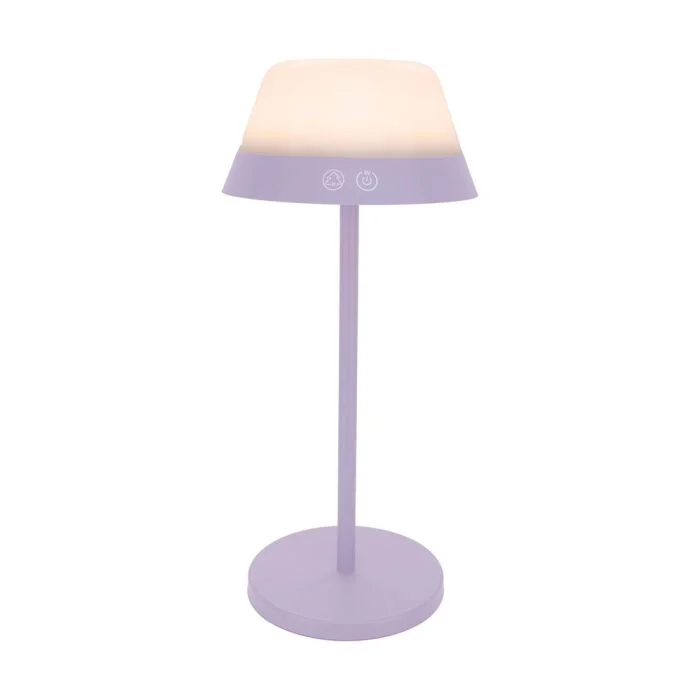 Eglo Lámpara De Mesa Meggiano Púrpura 1W 170lm - 830 Luz Cálida | IP54 - Touch Regulable
