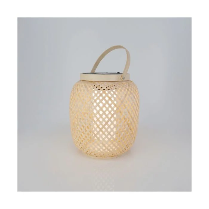Eglo Lámpara De Mesa Marliano Solar Madera Marrón 3W 300lm - 840 Blanco Frio | IP44