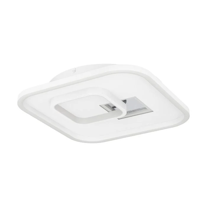 Eglo Pared y Luz de techo Tiriolo Acero Blanco Plata 16.2W 2100lm - 840 Blanco Frio | IP20