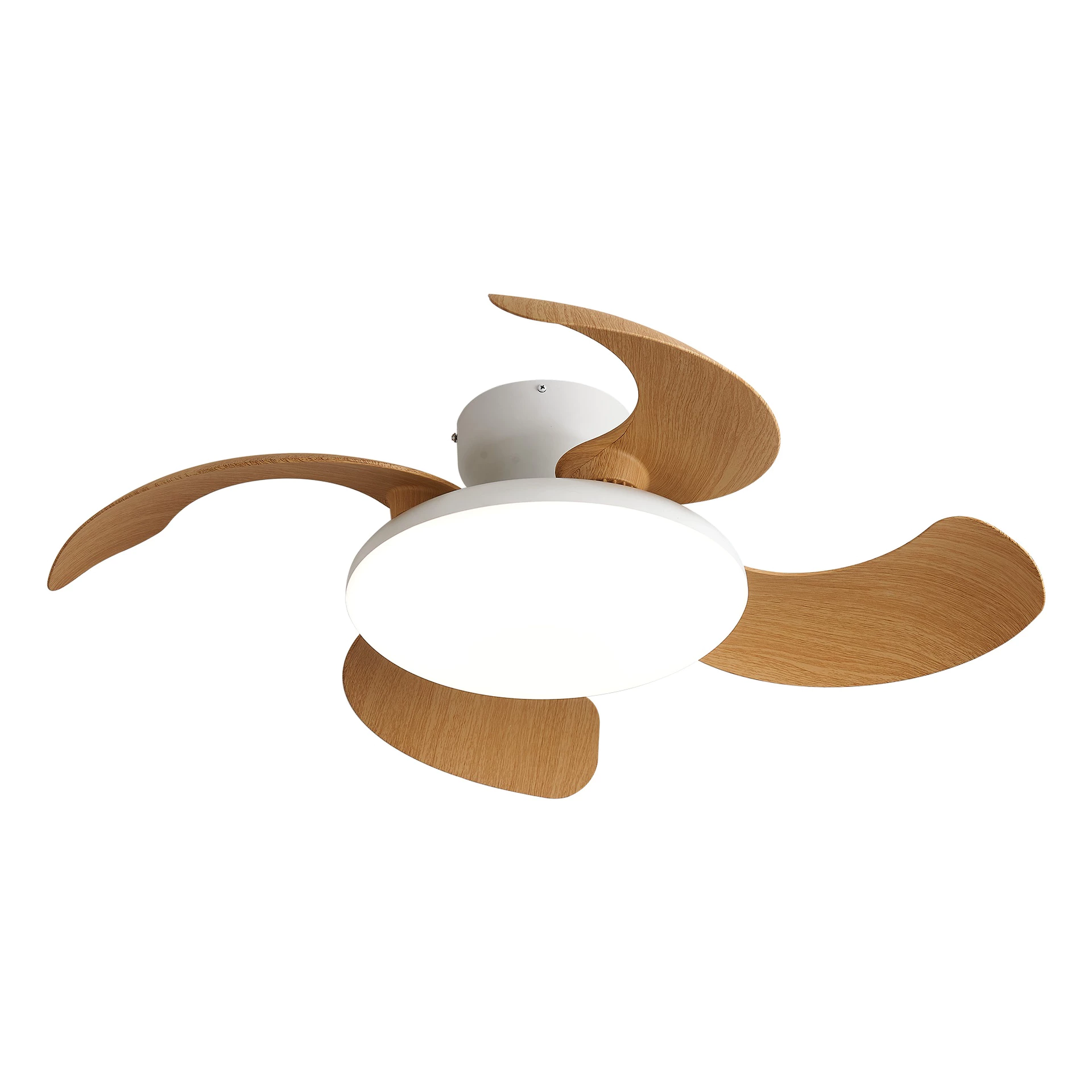 Ventilador de Techo con Luz LED Mantra ALOHA Blanco y Madera