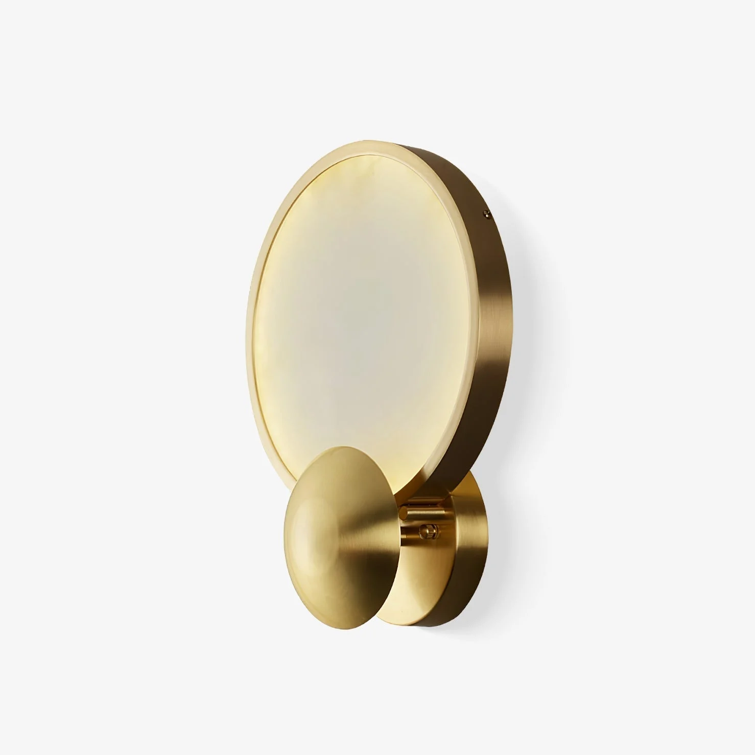 Sol Wandleuchte Gold Alabaster Zeitgenössisch Lesen