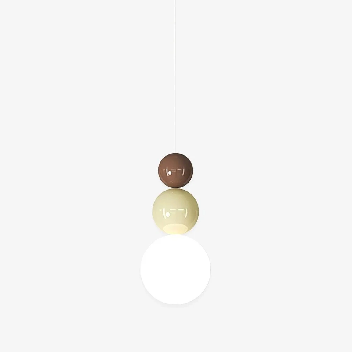 Orbis Aplique de pared Blanco Minimalista Acrílico