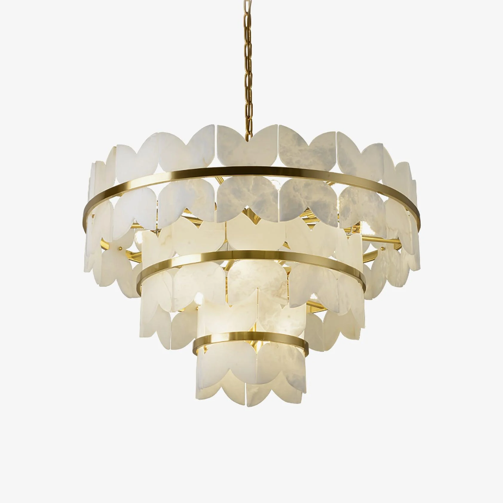 Seraphina Vintage Alabastro Araña De Luces