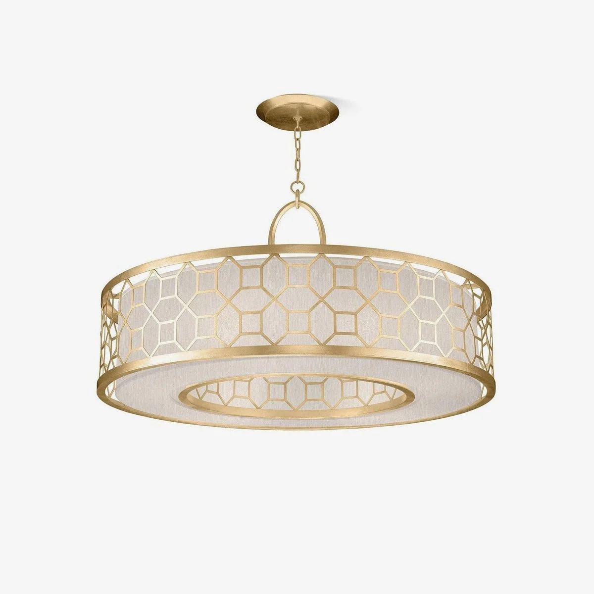 Arshaor Lámpara Colgante Cobre y Cristal Premium