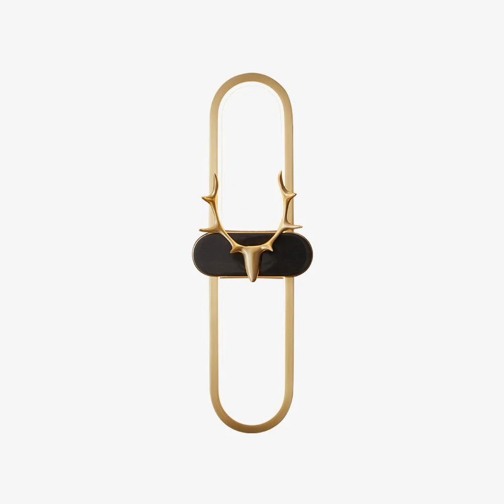 Belle Aplique de pared Oro Latón Acrílico Moderno