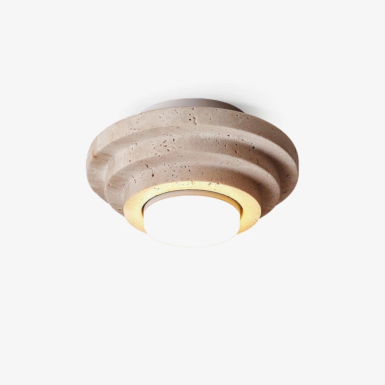 Zadoraris Luz de Techo Moderna de Travertino