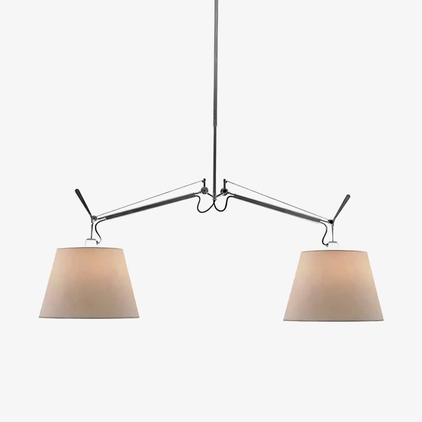 Evmirion Lámpara Colgante Elegante Pantalla de Tela