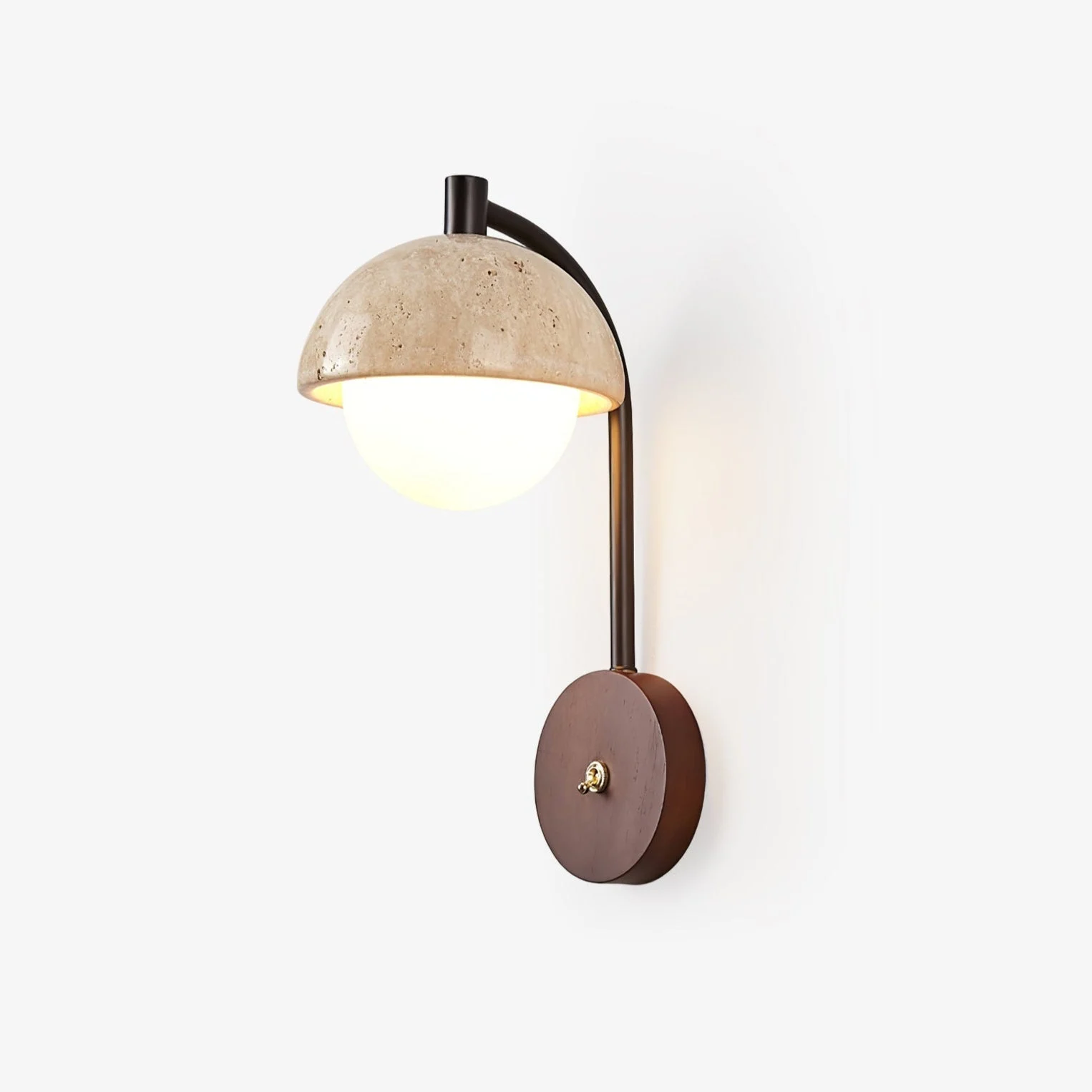 Arlo Aplique de pared Travertino Contemporáneo