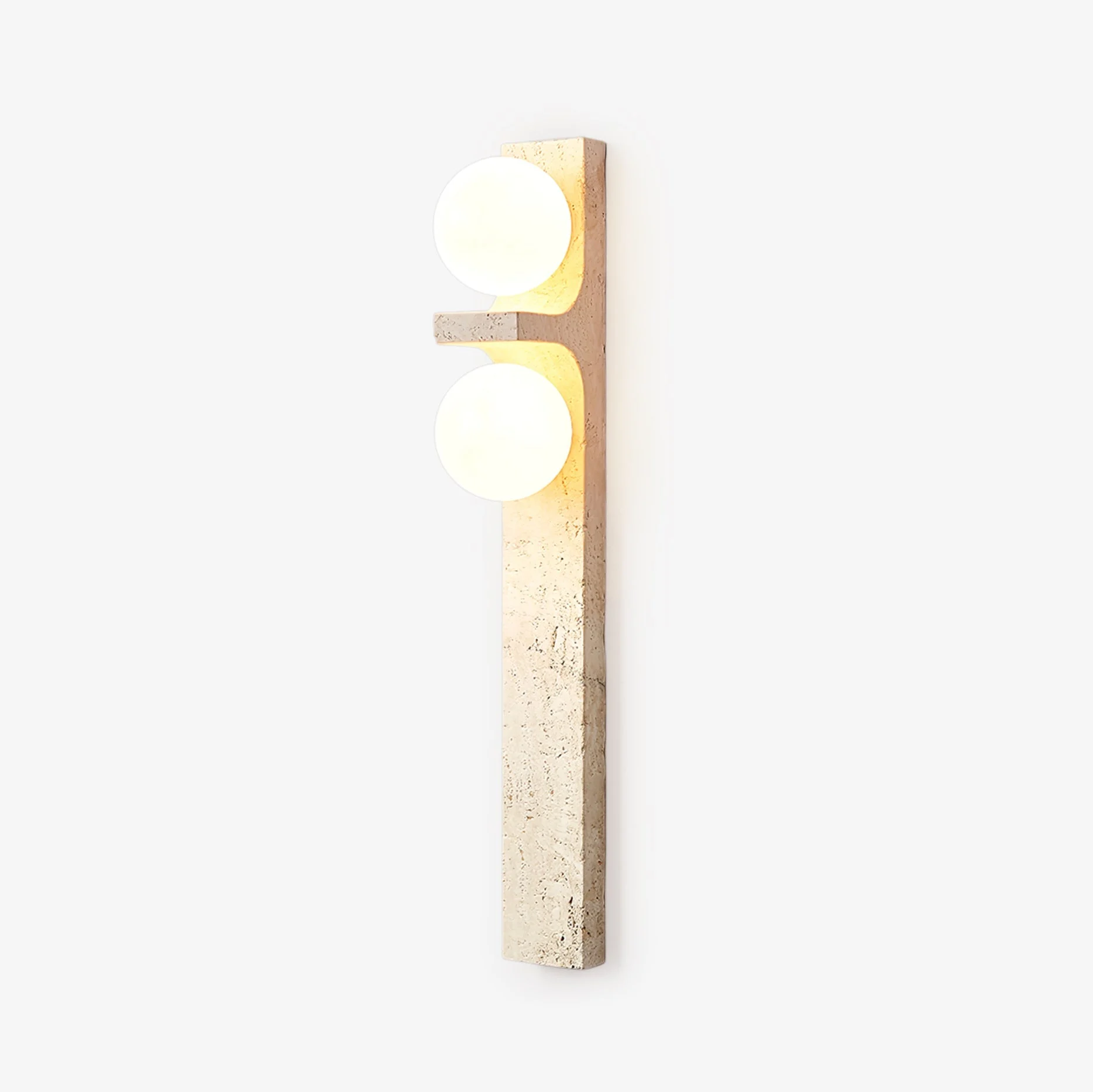 Cassiopeia Aplique de pared Travertino Contemporáneo