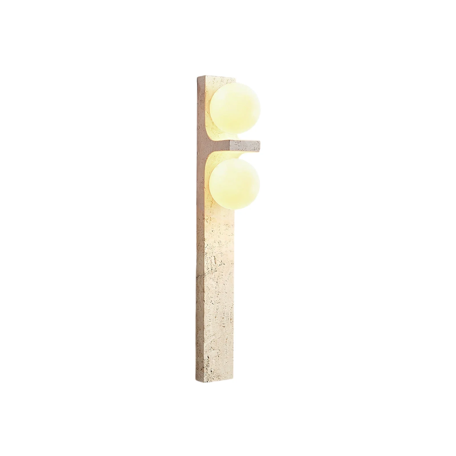 Eirikuvys Aplique de pared Travertino Orgánico Minimalista