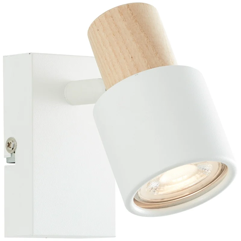 Foco de pared blanco moderno, Soscha
