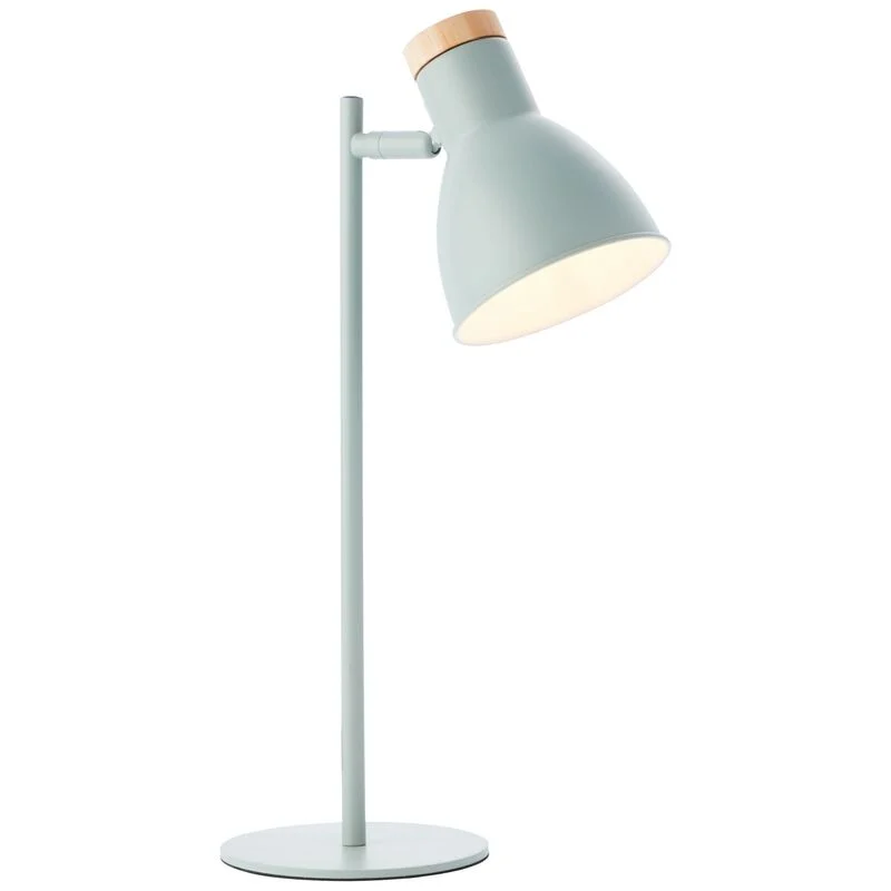 Lámpara de mesa de madera verde, Malu