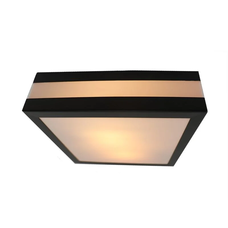 Lámpara exterior antracita de plástico, Tosca, IP44
