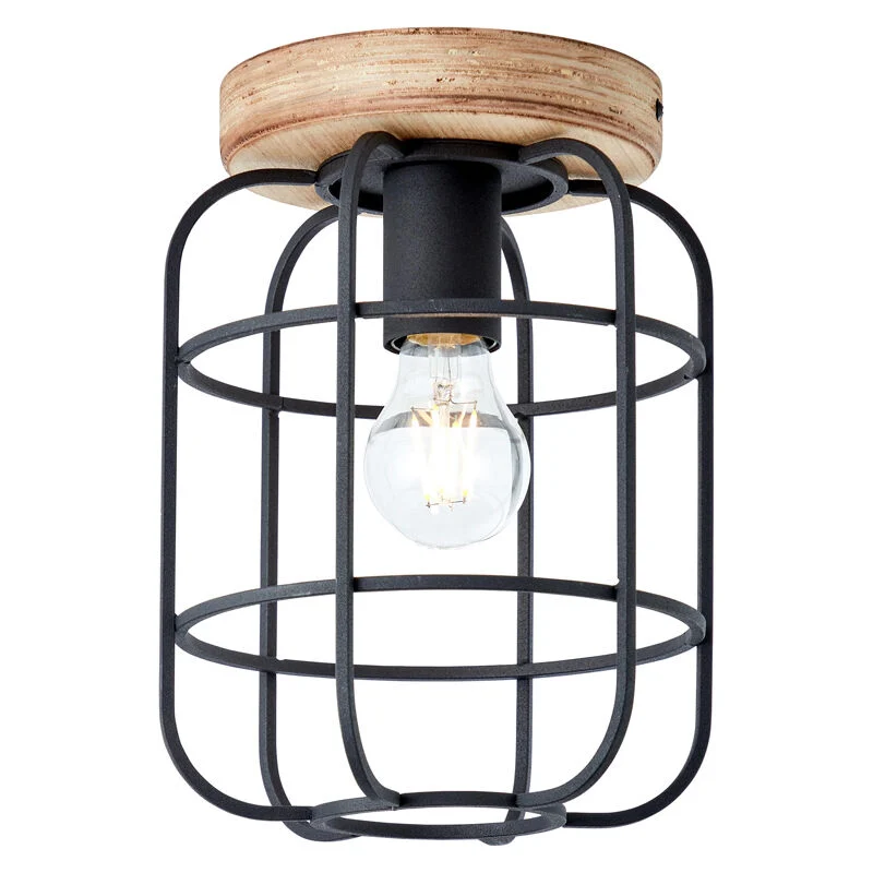 Lámpara de techo de madera negra, Taede