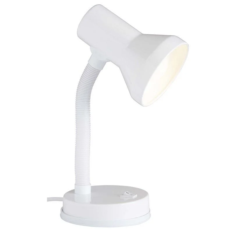 Flexo blanco de plástico, Loet, con interruptor
