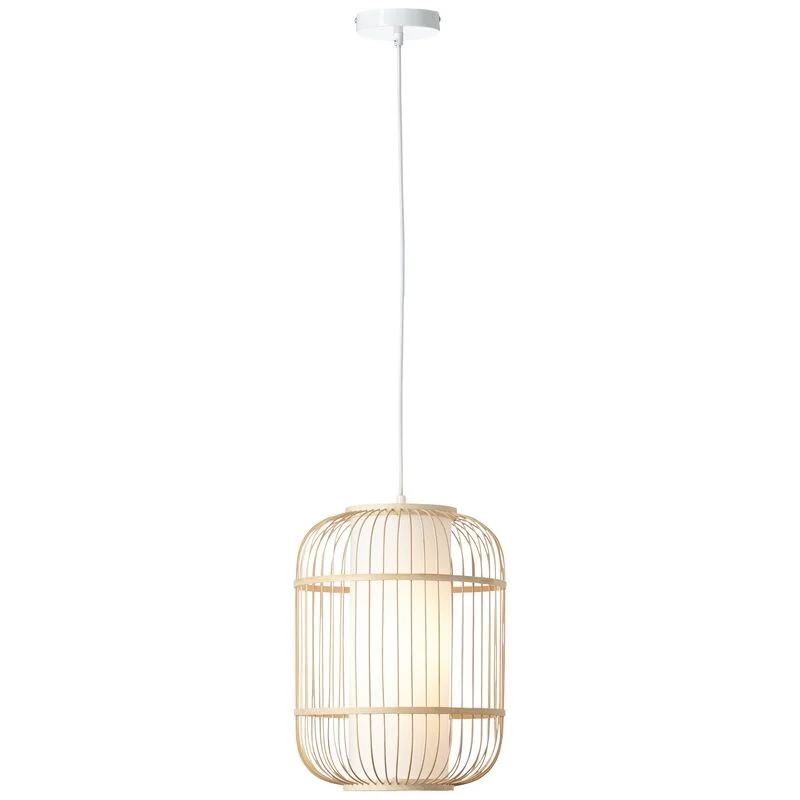 Lámpara colgante de madera blanca, Hans