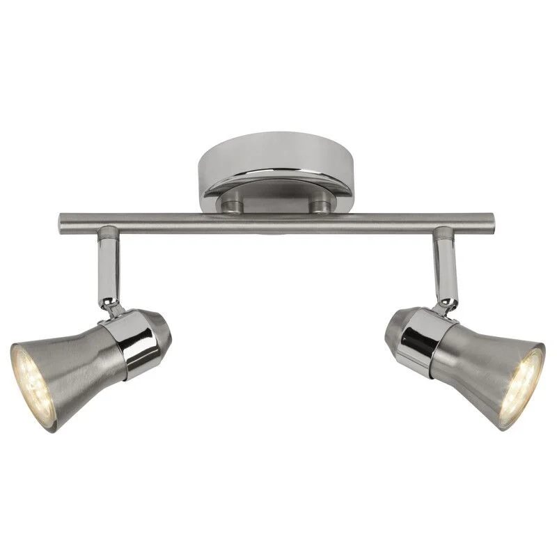 Foco de techo cromado de metal, Roel, 7W, 3000K LED