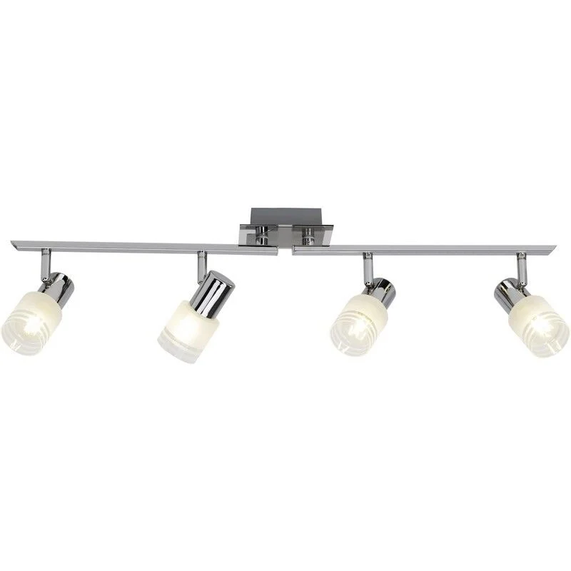 Foco de techo cromado de metal, Blake, 28W, 2700K LED
