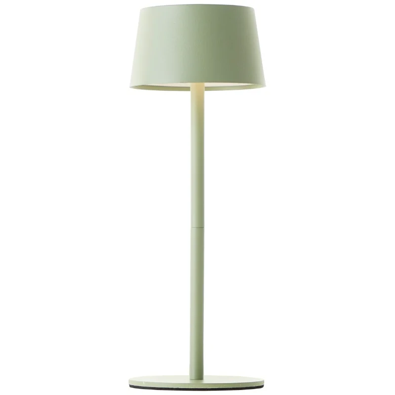 Lámpara de mesa exterior verde moderna, Petter, 2W, 3000K LED, IP44, regulable en 3 pasos