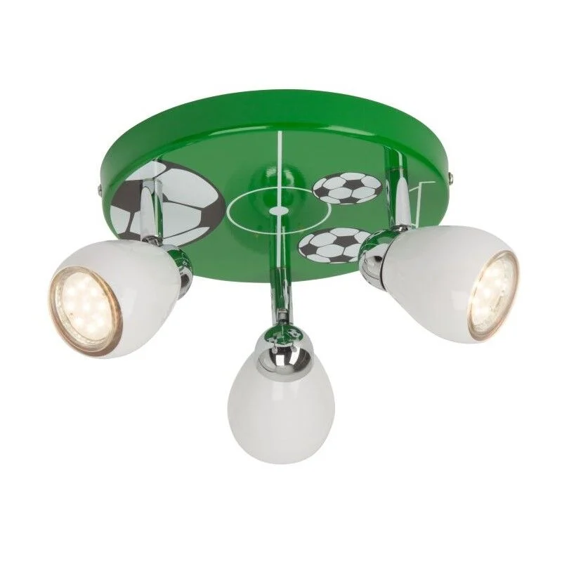 Foco de techo infantil multicolor de metal, Carsten, 2,5W, 3000K LED