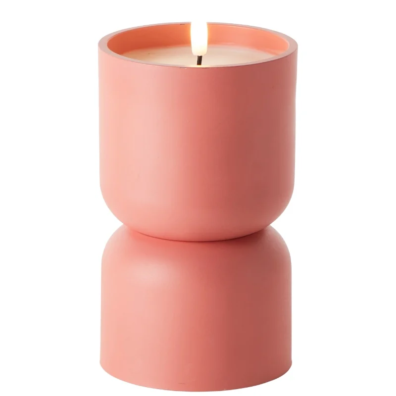 Lámpara de mesa exterior rosa de plástico, Zaki, 2700K LED, IP44