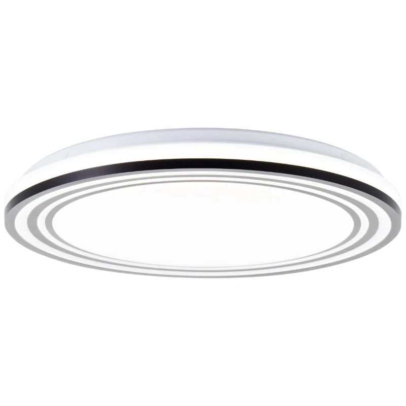 Lámpara de techo negra moderna, Merlijn, 36W, white switch LED, con mando a distancia
