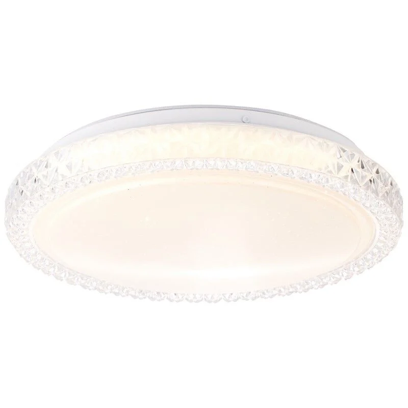 Plafón de techo blanco moderno, Baki, 12W, 3000K LED
