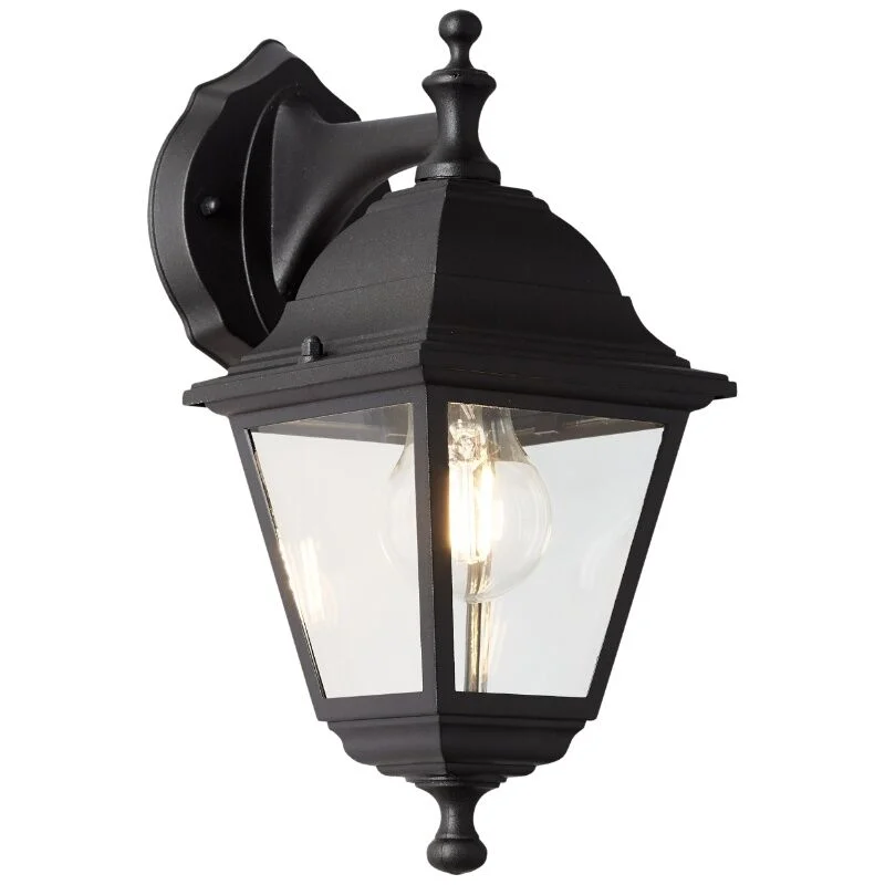Lámpara exterior negra antigua, Kalle, IP44