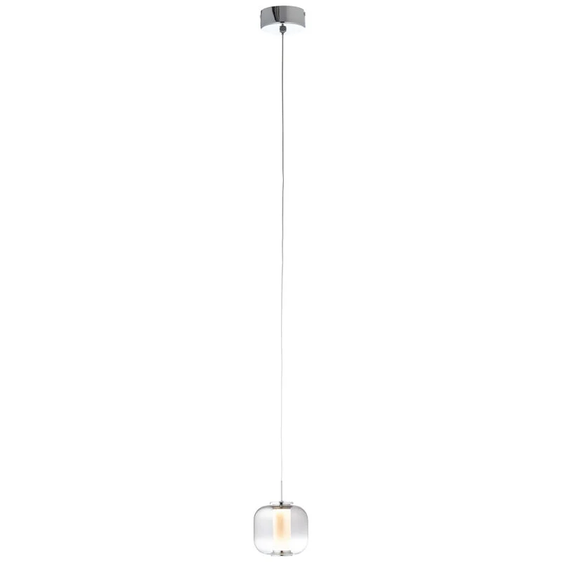Lámpara colgante cromada diseño, Emmely, 7W, 3000K LED