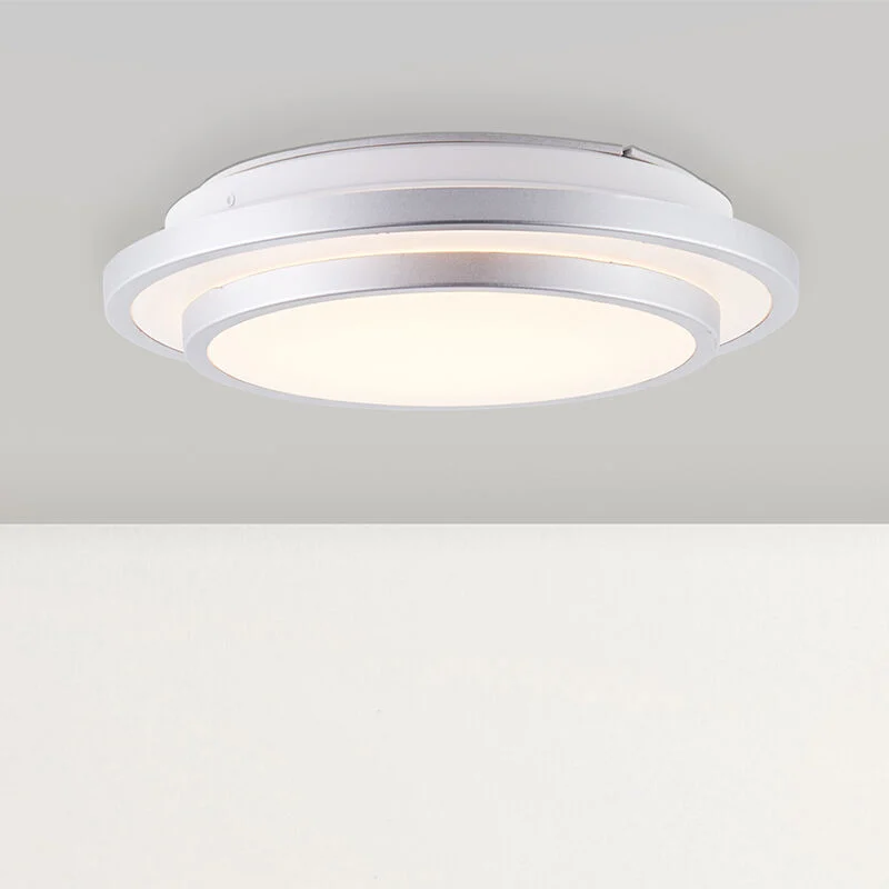 Plafón de techo cromado moderno, Richie, 12W, 3000K LED