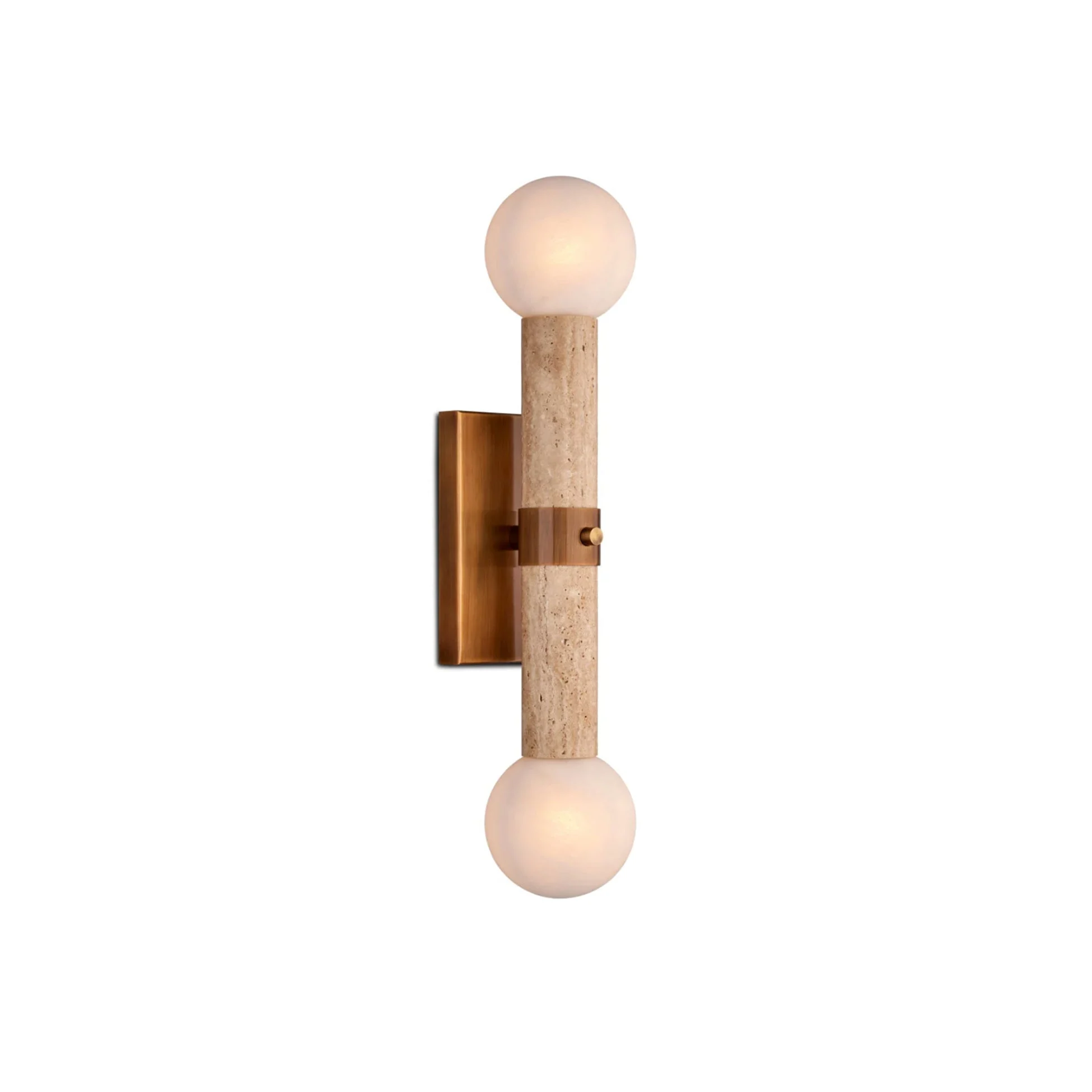 Dvaluvyh Aplique de pared Travertino Vidrio Moderno Minimalista