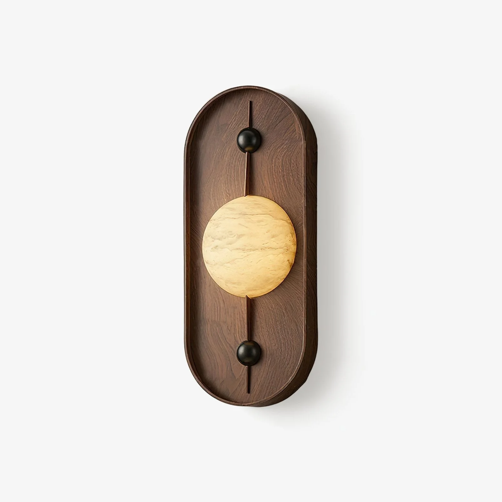Mylaearae Aplique de pared Madera Alabastro Moderno