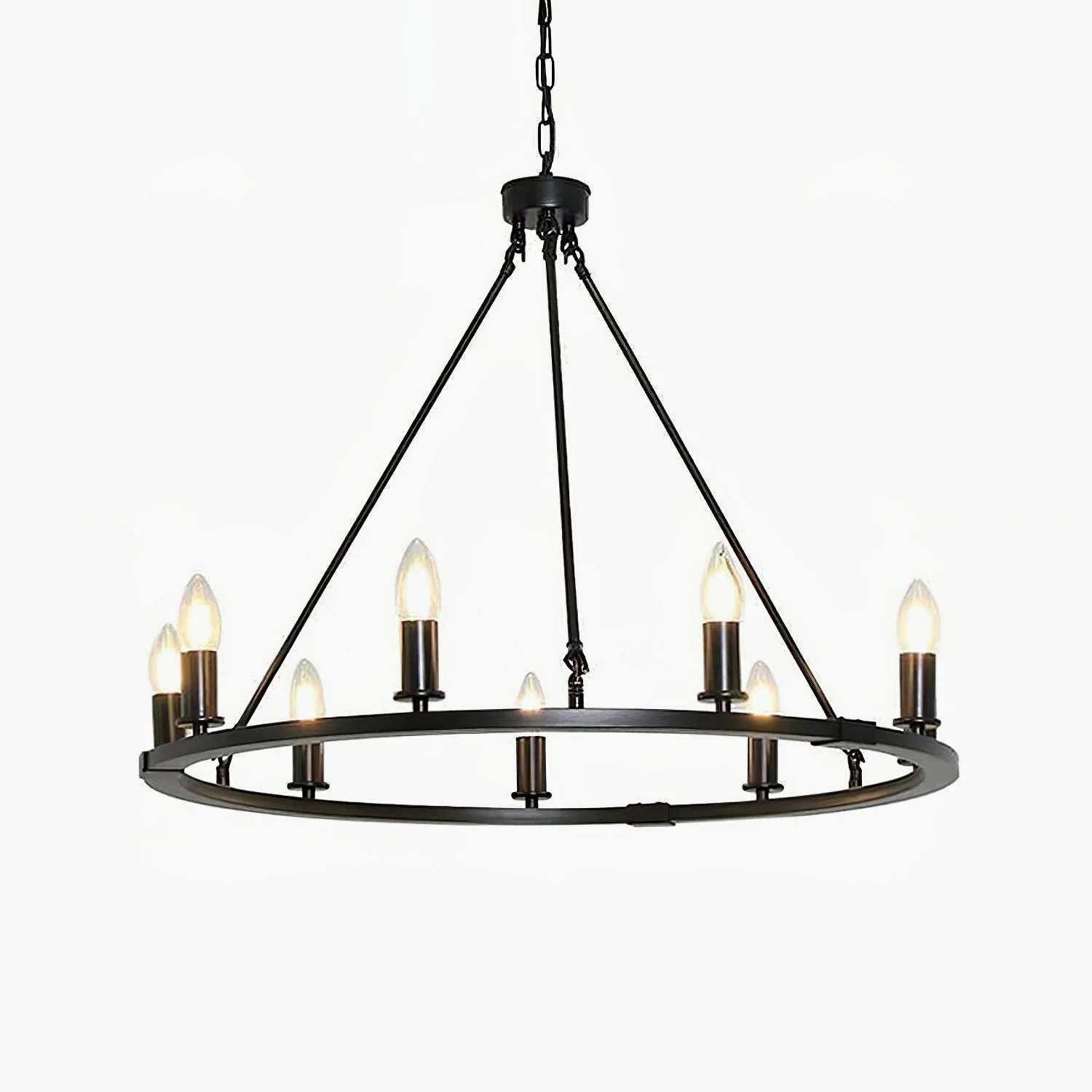 Isoran Industrial Hierro Araña De Luces