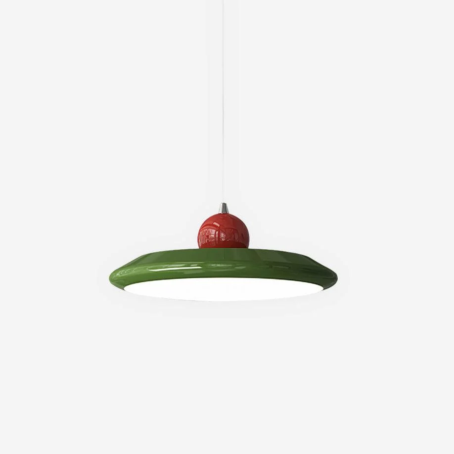Lámpara Colgante Blanco Verde Rojo Moderno Dormitorio