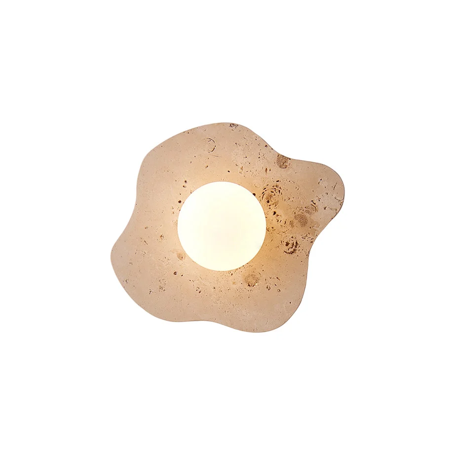 Tinduvyj Aplique de pared Travertino Vidrio Moderno Minimalista