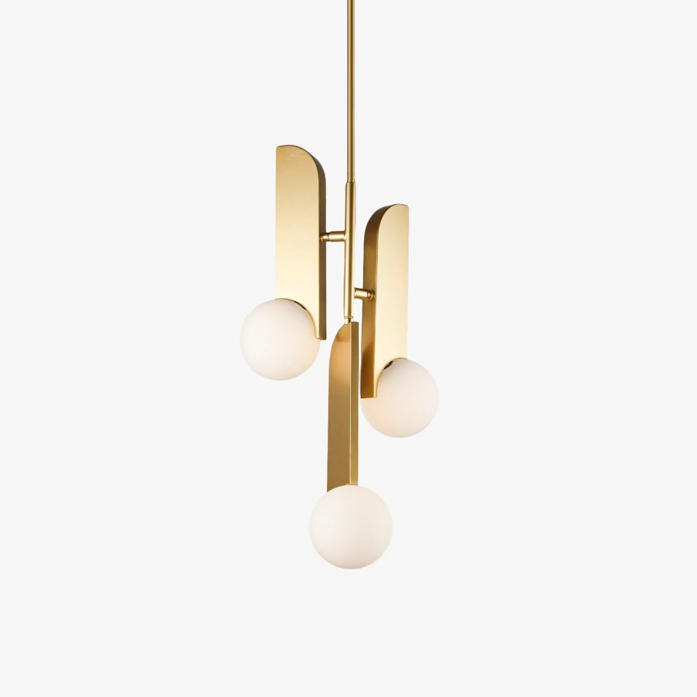 Solis Lámpara Colgante Blanco Elegante Vidrio