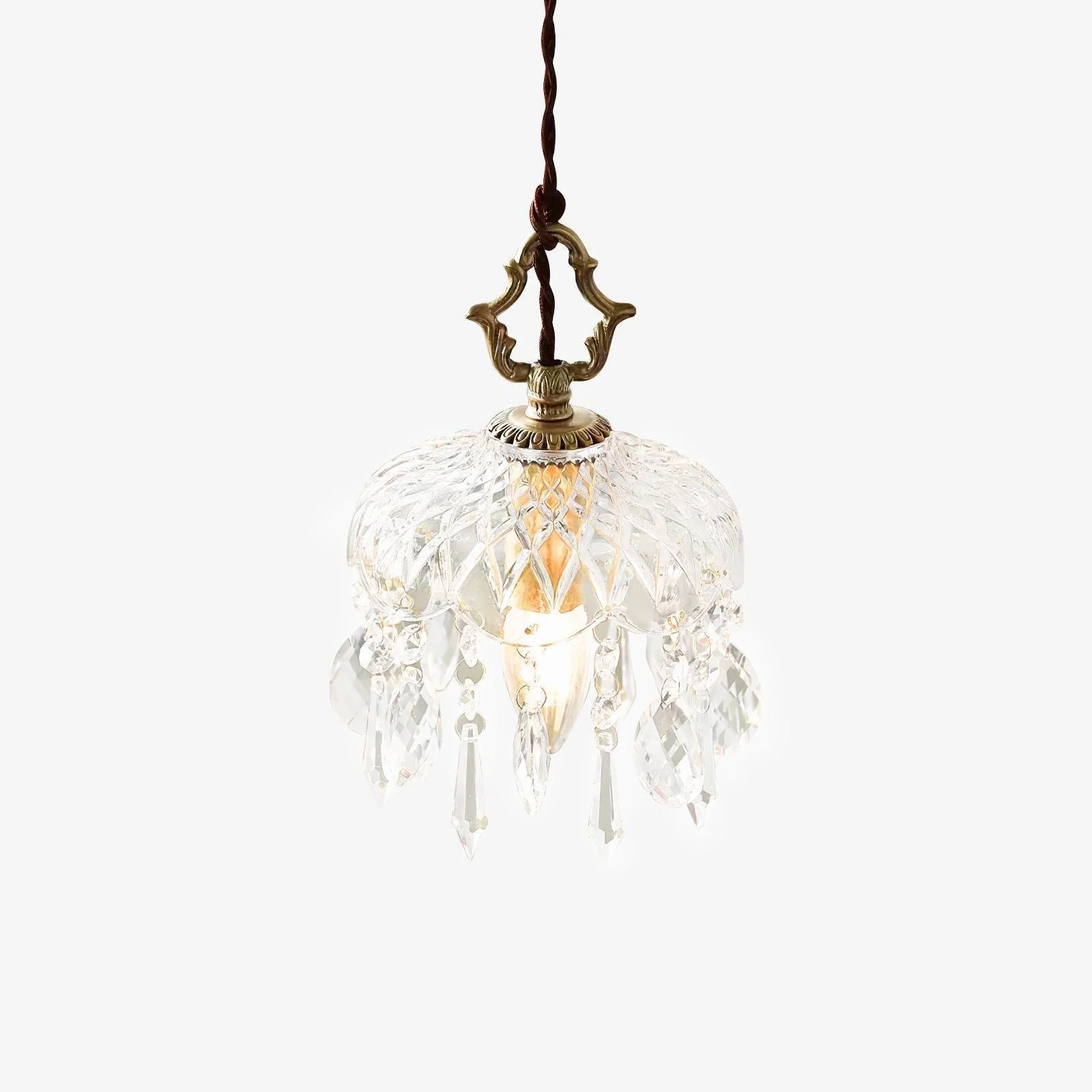 Elyran Lámpara Colgante Vintage Cristal