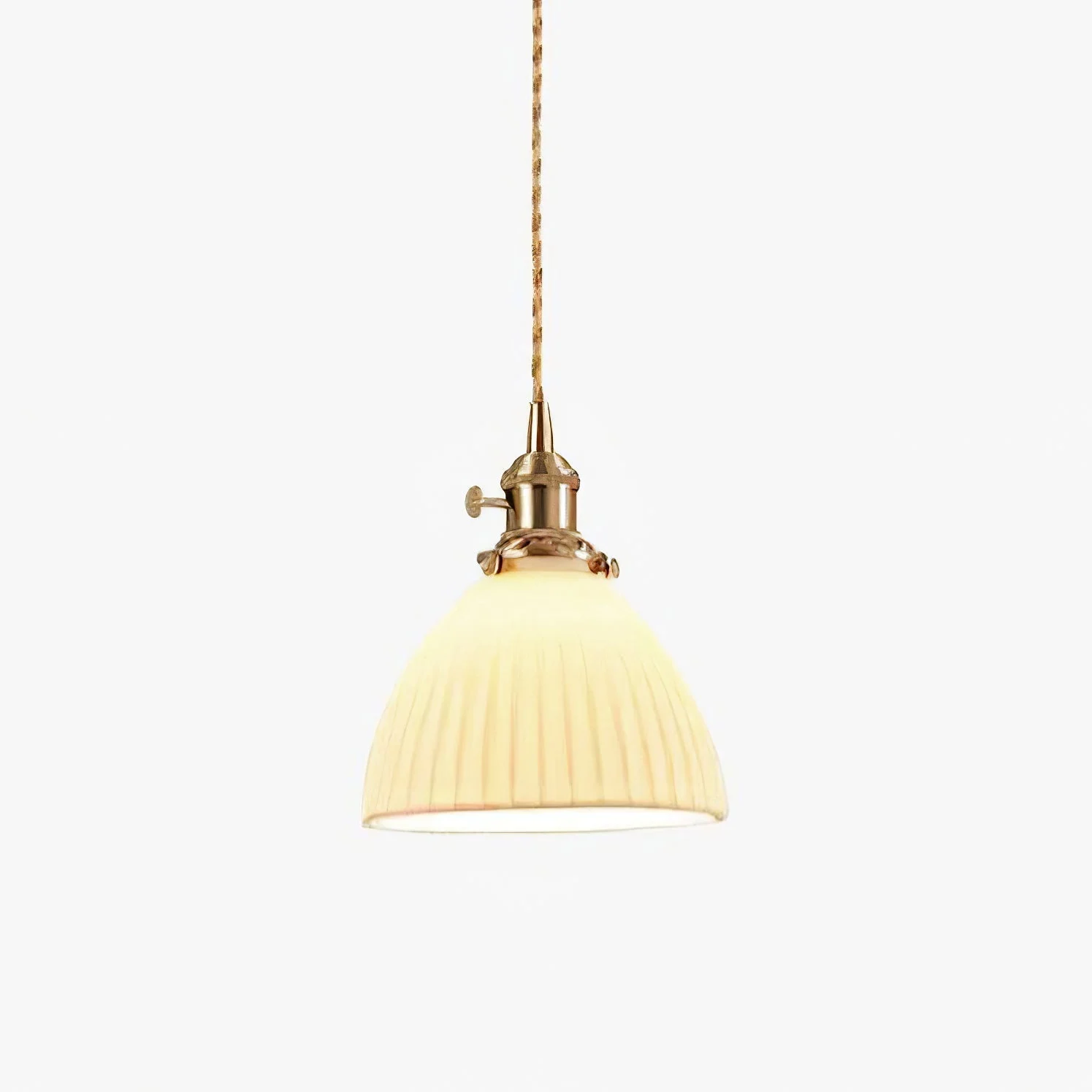 Ornoryra Lámpara Colgante de Cristal Vintage