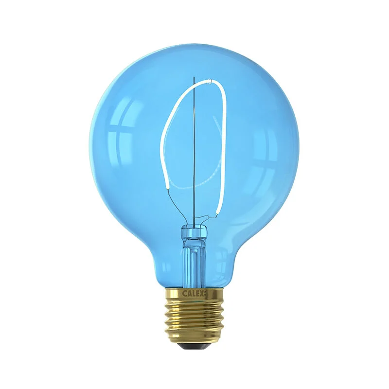 Lámpara Blue Calex LED planet, Aminata, G95, E27, 4W, 2200K (blanco extra atmosférico), regulable