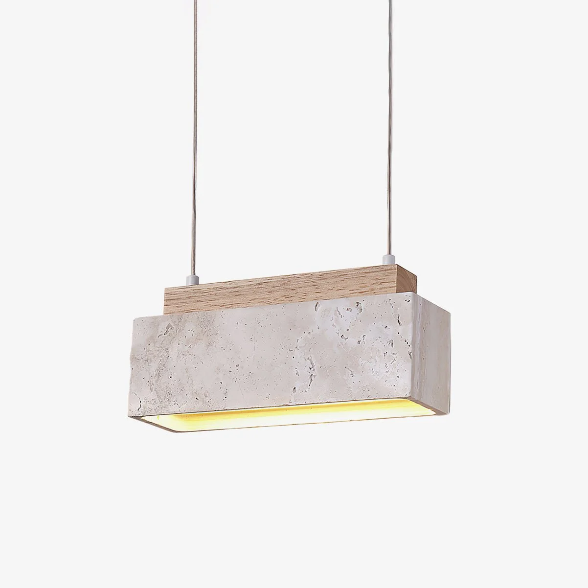 Ciraeila Rectangular Travertino Lámparas colgantes