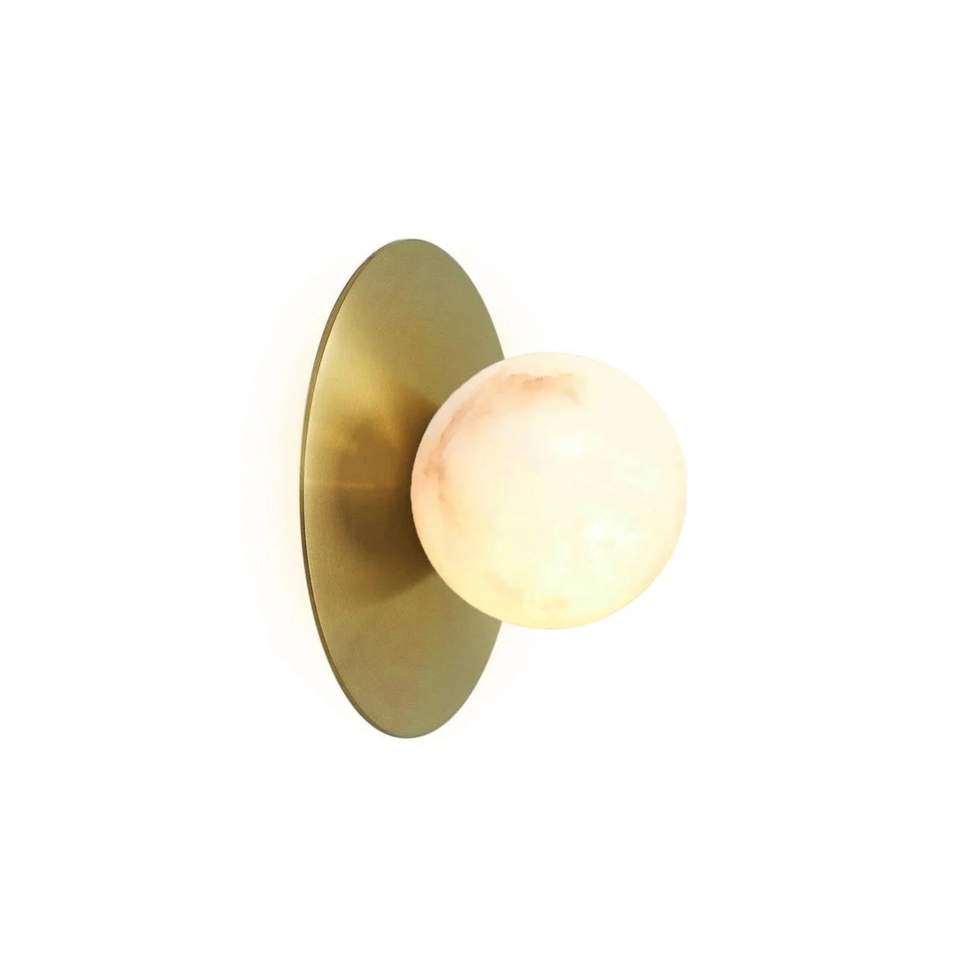 Glow Aplique de pared Minimalista Redondo