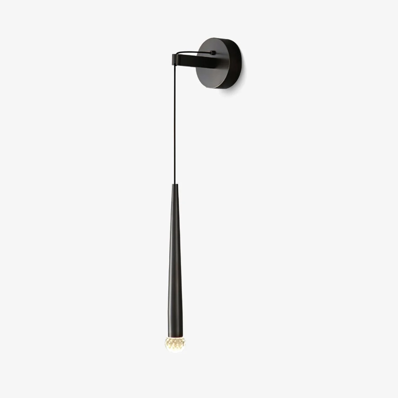 Plex Aplique de pared Cristal Moderno Minimalista Cónico