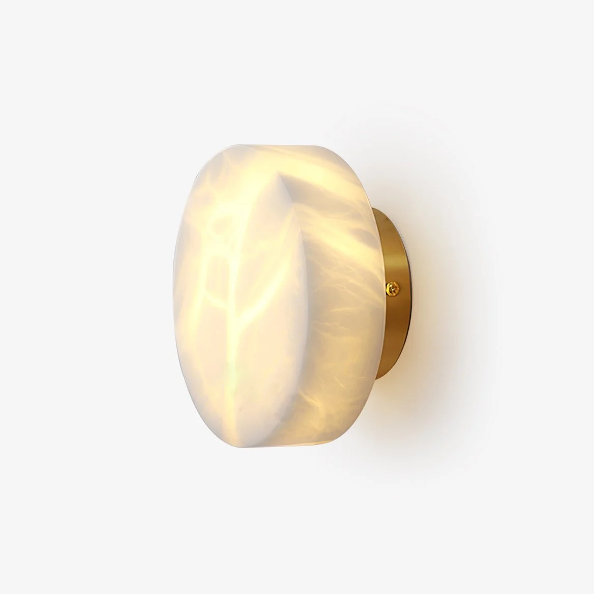 Olzorira Aplique de pared Oro Alabastro Contemporáneo