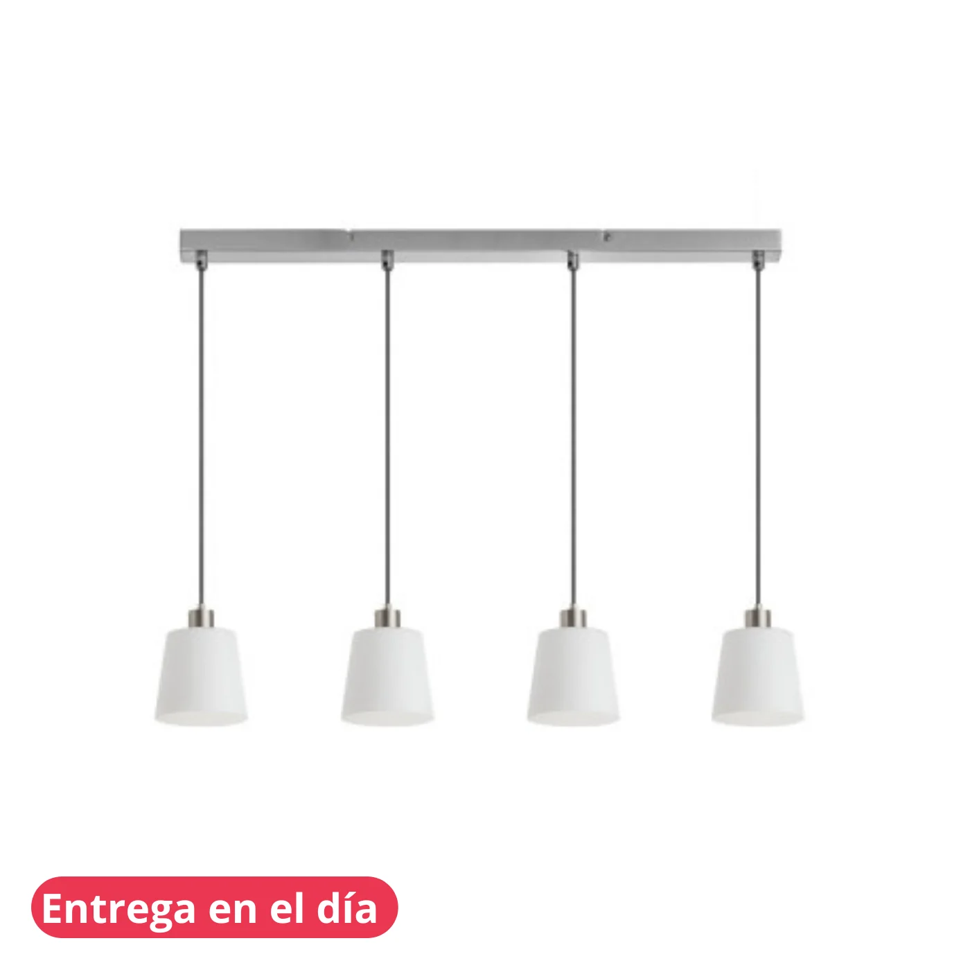 Lámpara Colgante Vintage Deko Negra con Cable Textil | MDC