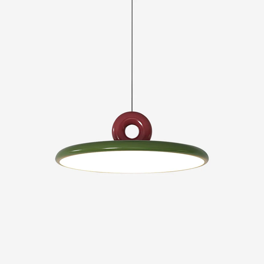 Lámpara Colgante Acrílico Disco Ambient Minimalista