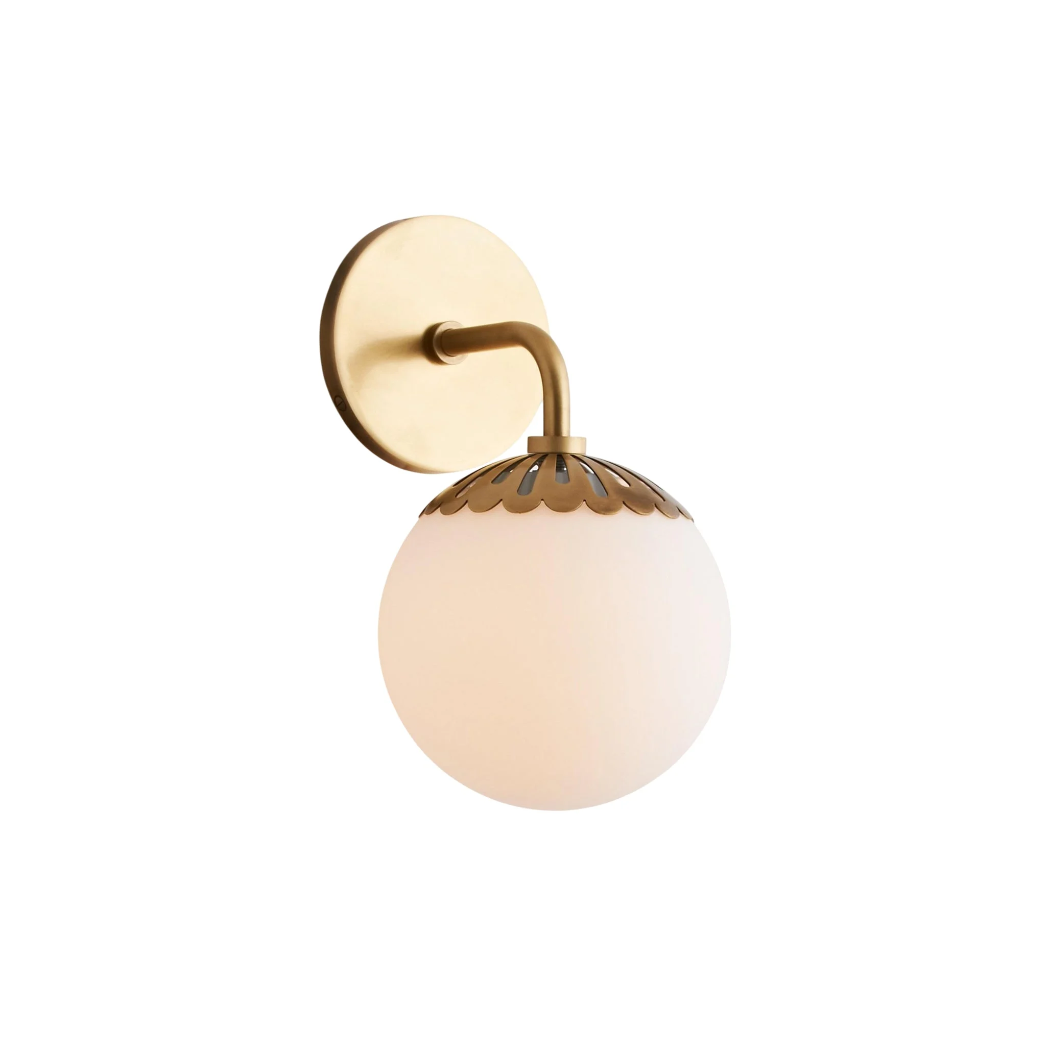 Aegis Aplique de pared Vidrio Minimalista Globo