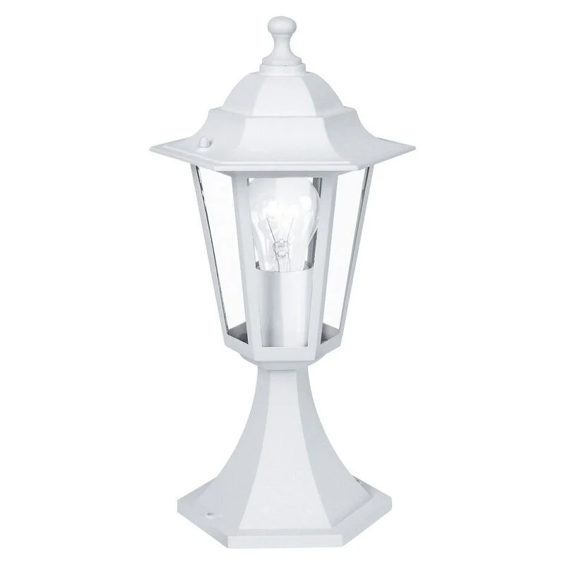 Lámpara exterior blanca de aluminio, Alieke, IP44