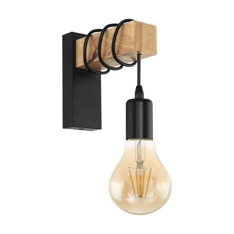 Aplique de madera marrón, Anton